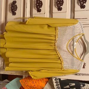 Mustard blouse